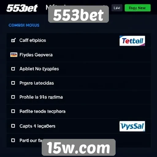 Métodos de pagamento disponíveis na 553bet